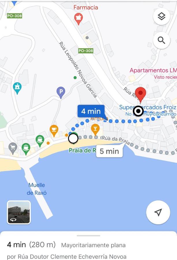 Apartamento Lb, Vistas A La Ria Raxo Exteriér fotografie